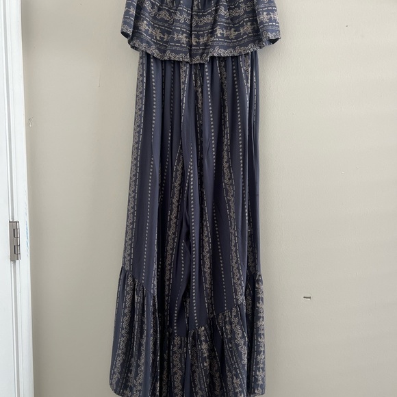 Super Soft Boho Strapless Jumpsuit Romper Tube Top Sz XS - Picture 5 of 7